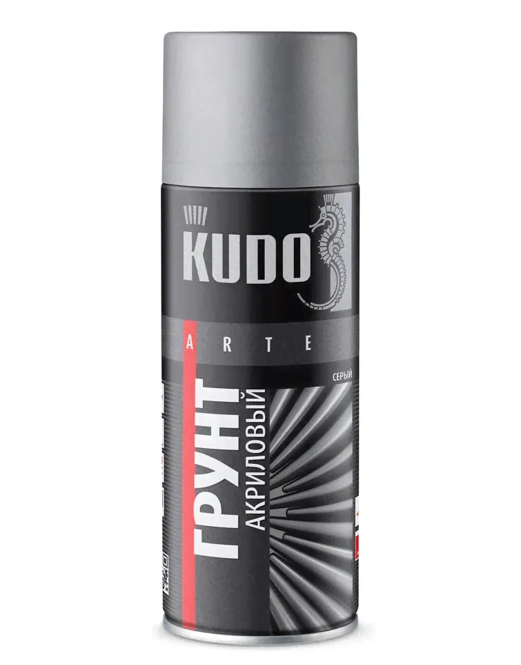 Грунт акриловый KUDO (серый) 520мл