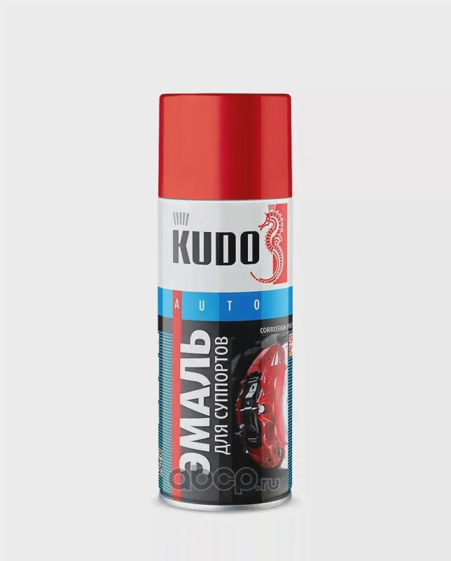 Эмаль для суппортов красная 520 мл KUDO