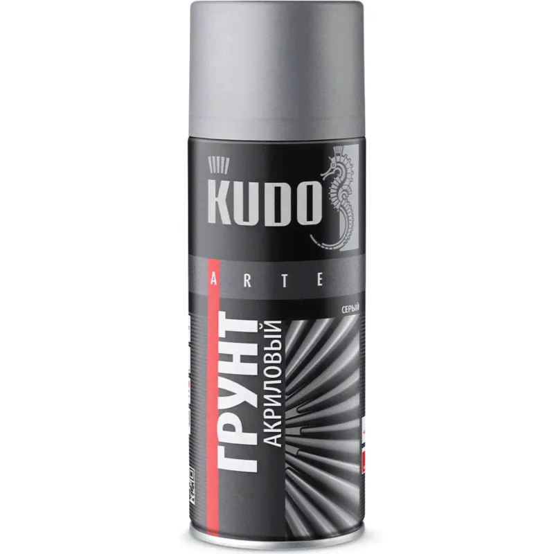 Грунт KUDO акриловый серый (520мл)