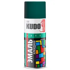 КРАСКА АЭРОЗОЛЬ ЗЕЛЕНАЯ 520 МЛ (12) 'KUDO' KU-10081