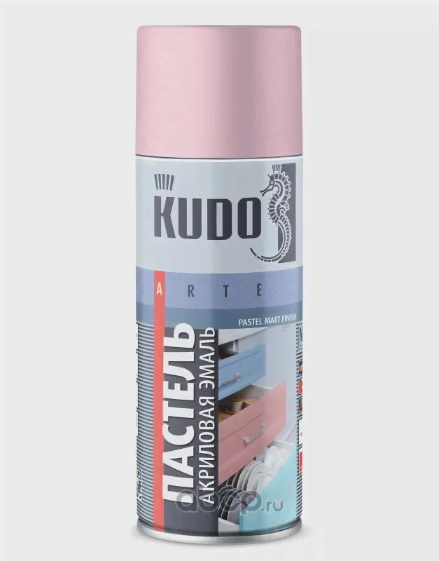Эмаль универсальная акриловая пастельная розовая KUDO KUDO