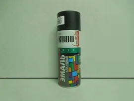 Краска Черная матовая KUDO KU-1102 520мл аэрозольная